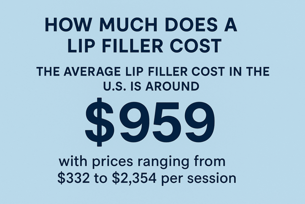 How much does a lip filler cost