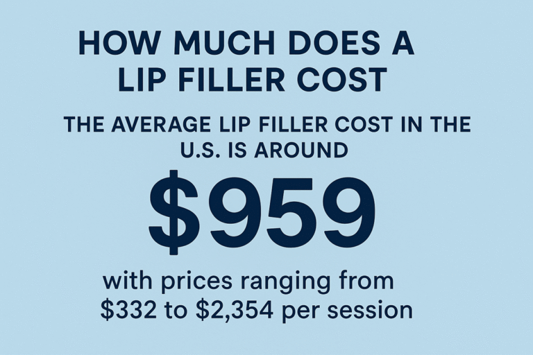 How much does a lip filler cost