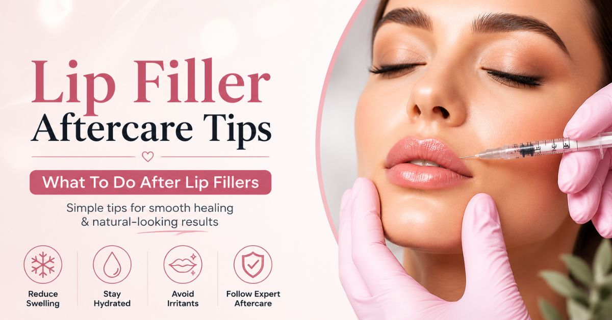 Lip filler aftercare and recovery process