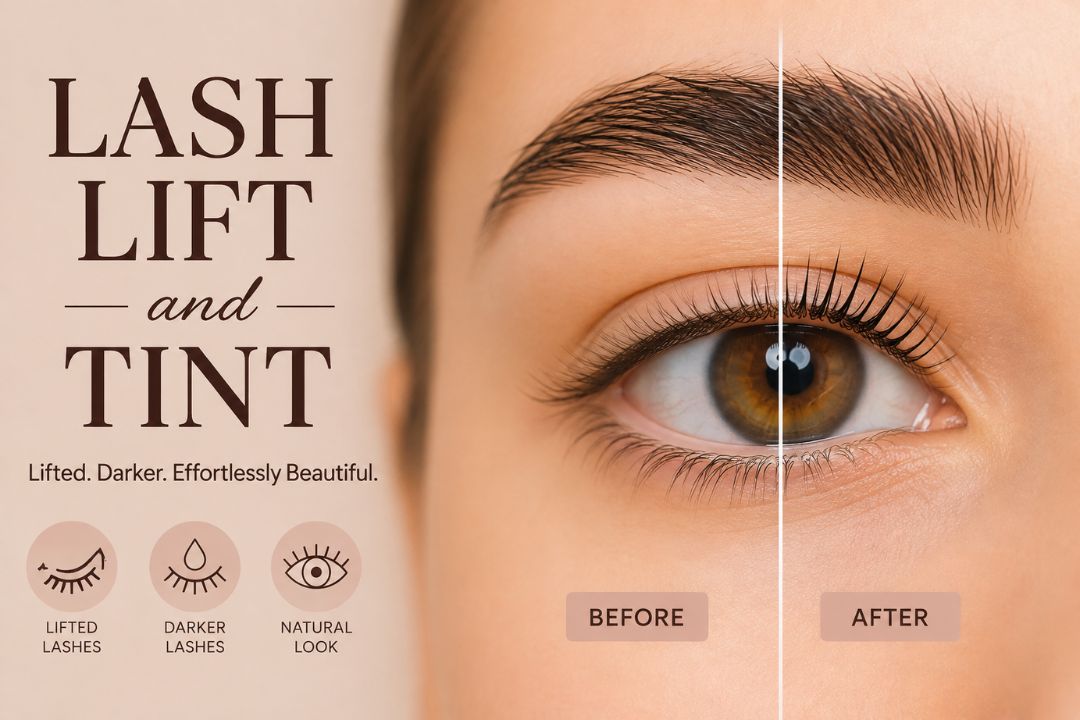 Lash Lift and Tint treatment