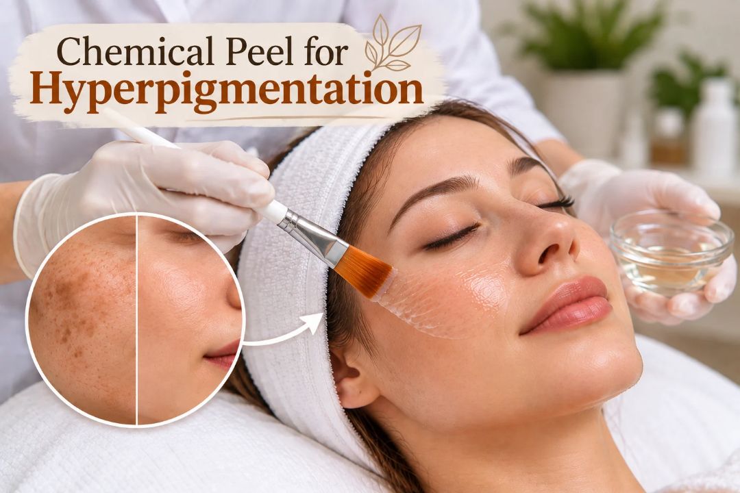 Chemical peel for hyperpigmentation and dark spots